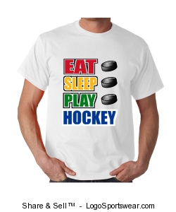 Eat,Sleep,Play,Hockey Design Zoom